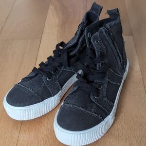 Kids Black High-Top Sneakers